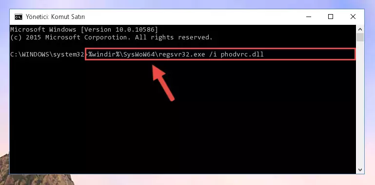 Phodvrc.dll dosyasının Windows Kayıt Defterindeki sorunlu kaydını silme