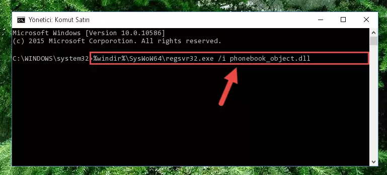 Phonebook_object.dll dosyasının Windows Kayıt Defterindeki sorunlu kaydını silme