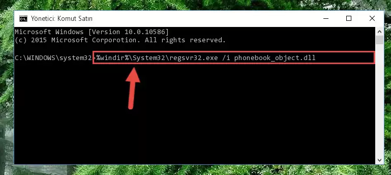 Phonebook_object.dll dosyası için temiz ve doğru kayıt yaratma (64 Bit için)