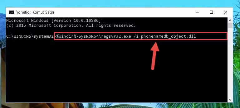 Phonenamedb_object.dll dosyasının sorunlu kaydını Regedit'den kaldırma (64 Bit için)