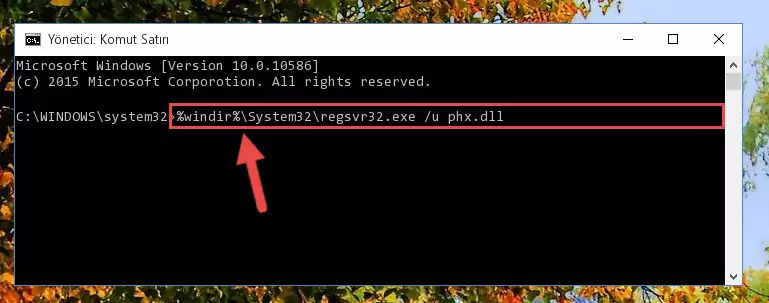 Phx.dll dosyası için Regedit (Windows Kayıt Defteri) üzerinde temiz kayıt oluşturma