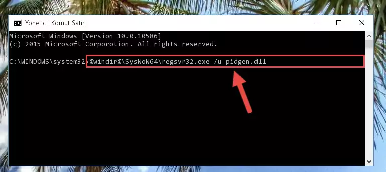 Pidgen.dll dosyası için temiz kayıt oluşturma (64 Bit için)