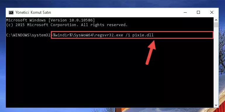 Pixie.dll dosyasının Windows Kayıt Defteri üzerindeki sorunlu kaydını temizleme