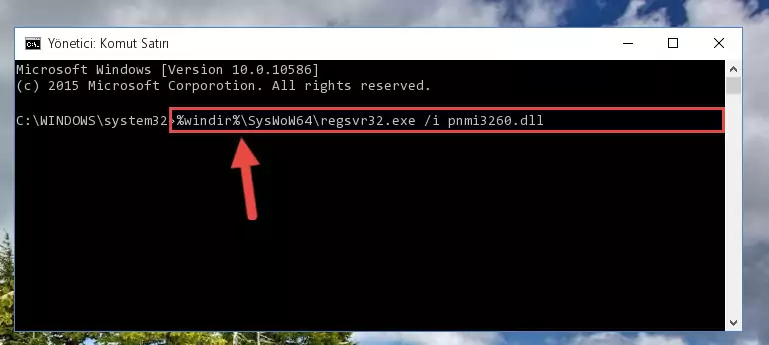 Pnmi3260.dll dosyasının bozuk kaydını Kayıt Defterinden kaldırma (64 Bit için)
