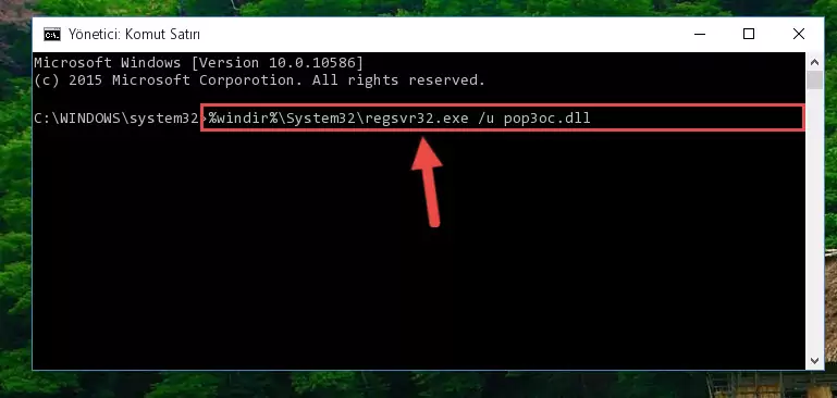 Pop3oc.dll dosyası için Regedit (Windows Kayıt Defteri) üzerinde temiz kayıt oluşturma