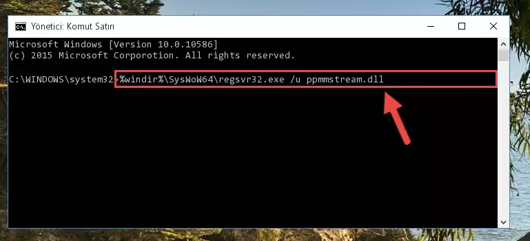 Ppmmstream.dll kütüphanesi için Windows Kayıt Defterinde yeni kayıt oluşturma