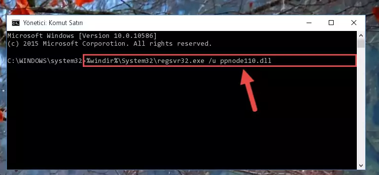 Ppnode110.dll dosyasını dışarı çıkarma