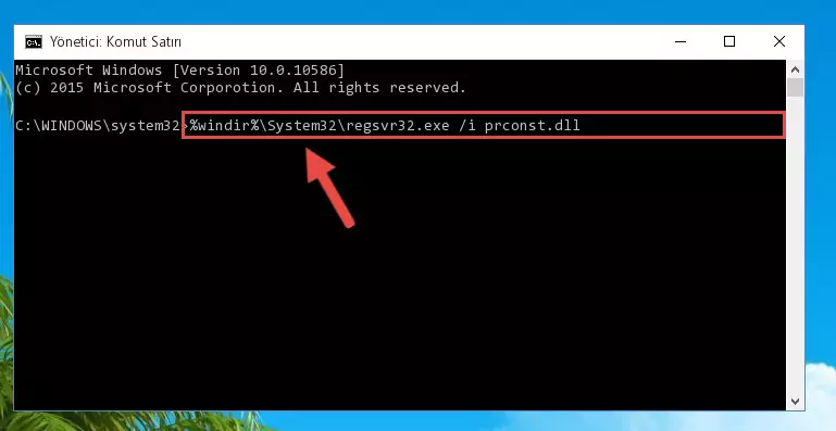 Prconst.dll kütüphanesinin Windows Kayıt Defteri üzerindeki sorunlu kaydını temizleme