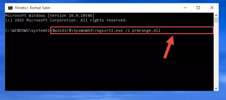 Prmrange.dll dosyasının Windows Kayıt Defterindeki sorunlu kaydını silme