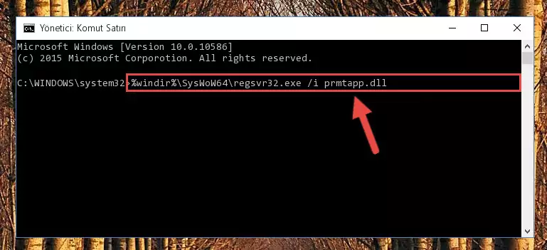 Prmtapp.dll dosyasının Windows Kayıt Defteri üzerindeki sorunlu kaydını temizleme