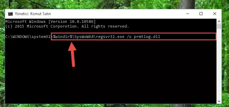 Prmtlog.dll dosyası için temiz ve doğru kayıt yaratma (64 Bit için)