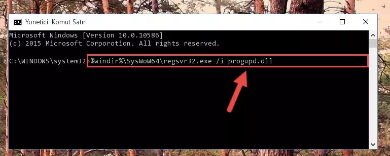 Progupd.dll kütüphanesinin sorunlu kaydını Regedit'den kaldırma (64 Bit için)