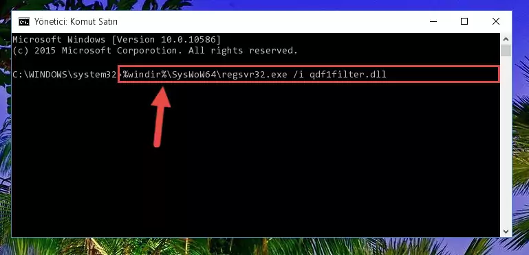 Qdf1filter.dll kütüphanesinin Windows Kayıt Defteri üzerindeki sorunlu kaydını temizleme