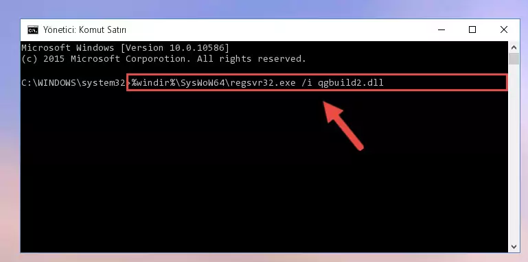 Qgbuild2.dll kütüphanesinin bozuk kaydını Kayıt Defterinden kaldırma (64 Bit için)
