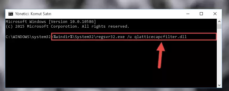 Qlatticecapcfilter.dll dosyası için Regedit (Windows Kayıt Defteri) üzerinde temiz kayıt oluşturma