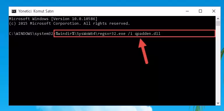 Qpadden.dll dosyasının Windows Kayıt Defterindeki sorunlu kaydını silme