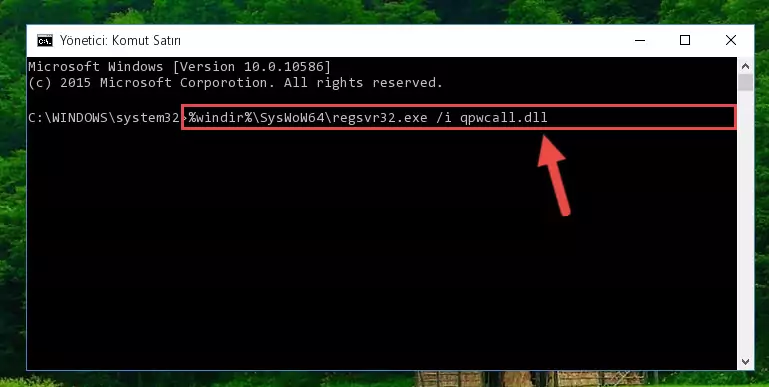 Qpwcall.dll dosyasının bozuk kaydını Windows Kayıt Defterinden kaldırma (64 Bit için)