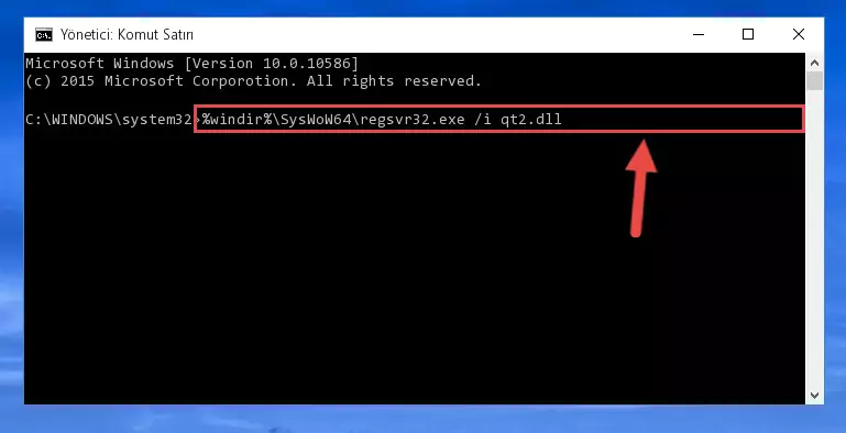 Qt2.dll dosyasının bozuk kaydını Windows Kayıt Defterinden kaldırma (64 Bit için)