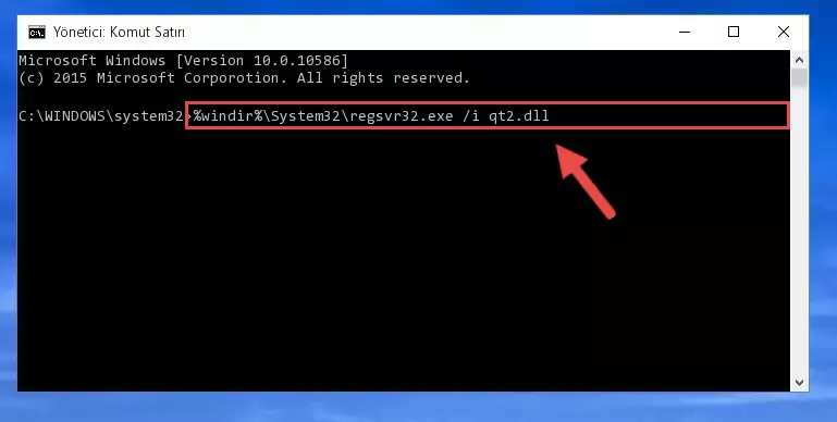 Qt2.dll dosyasının Windows Kayıt Defteri üzerindeki sorunlu kaydını temizleme