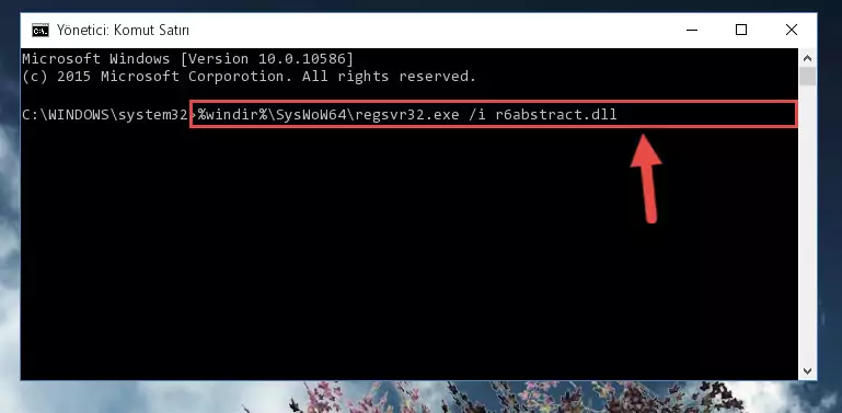 R6abstract.dll kütüphanesinin Windows Kayıt Defteri üzerindeki sorunlu kaydını temizleme