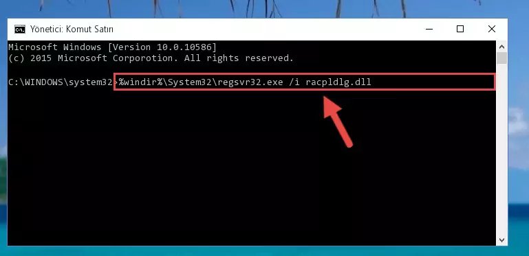Racpldlg.dll dosyasının Windows Kayıt Defteri üzerindeki sorunlu kaydını temizleme