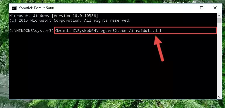 Raidutl.dll kütüphanesinin Windows Kayıt Defteri üzerindeki sorunlu kaydını temizleme