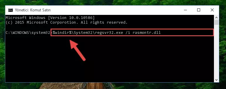 Rasmontr.dll dosyası için temiz kayıt oluşturma (64 Bit için)