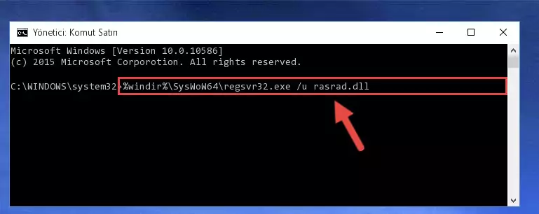 Rasrad.dll dosyası için temiz kayıt yaratma (64 Bit için)