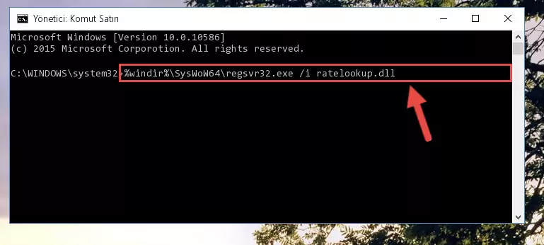Ratelookup.dll kütüphanesinin sorunlu kaydını Regedit'den kaldırma (64 Bit için)