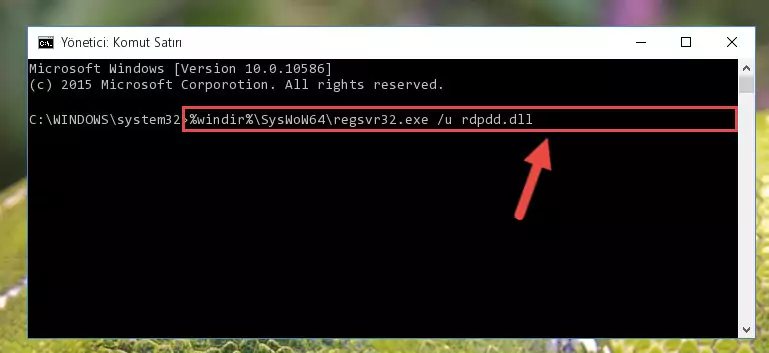 Rdpdd.dll kütüphanesi için Regedit (Windows Kayıt Defteri) üzerinde temiz kayıt oluşturma
