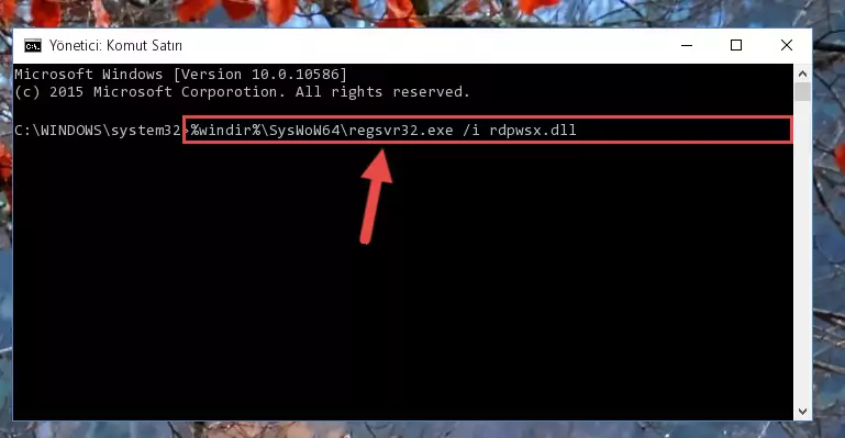 Rdpwsx.dll dosyasının bozuk kaydını Kayıt Defterinden kaldırma (64 Bit için)