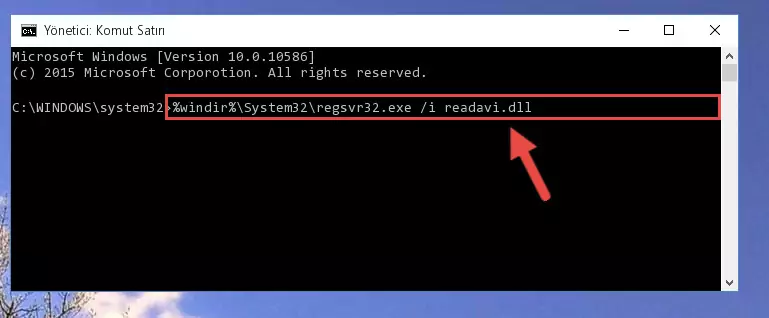 Readavi.dll dosyasının Windows Kayıt Defteri üzerindeki sorunlu kaydını temizleme