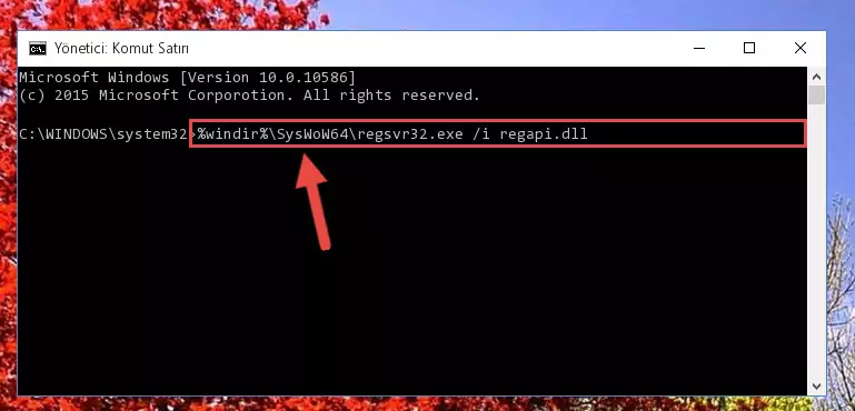 Regapi.dll dosyasının Windows Kayıt Defterindeki sorunlu kaydını silme