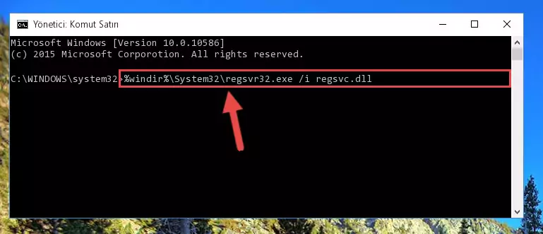 Regsvc.dll kütüphanesinin Windows Kayıt Defteri üzerindeki sorunlu kaydını temizleme
