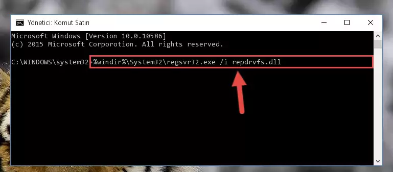 Repdrvfs.dll kütüphanesi için temiz ve doğru kayıt yaratma (64 Bit için)
