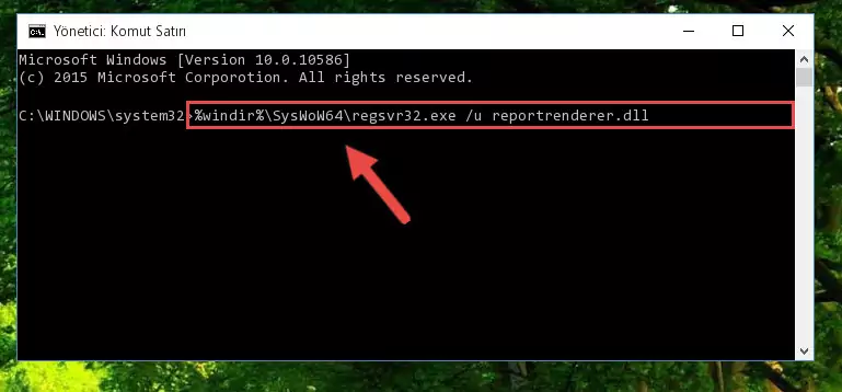 Reportrenderer.dll kütüphanesi için temiz ve doğru kayıt yaratma (64 Bit için)