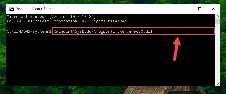 Res0.dll dosyası için temiz ve doğru kayıt yaratma (64 Bit için)