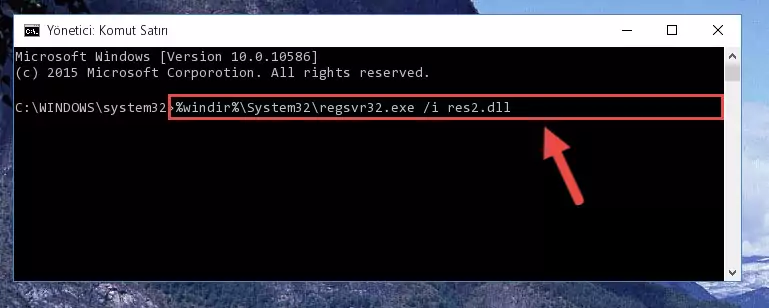 Res2.dll dosyasının Windows Kayıt Defteri üzerindeki sorunlu kaydını temizleme