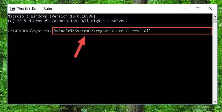 Res3.dll dosyasının Windows Kayıt Defterindeki sorunlu kaydını silme
