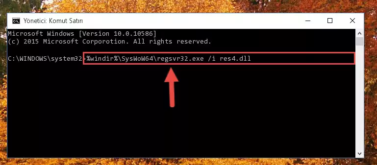 Res4.dll kütüphanesinin Windows Kayıt Defterindeki sorunlu kaydını silme