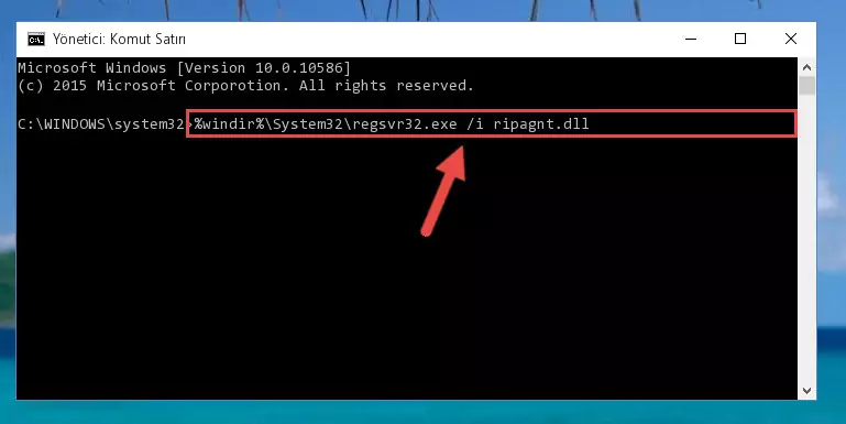 Ripagnt.dll dosyasının Windows Kayıt Defterindeki sorunlu kaydını silme