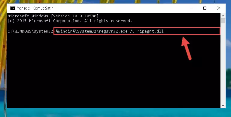 Ripagnt.dll dosyası için Regedit (Windows Kayıt Defteri) üzerinde temiz kayıt oluşturma