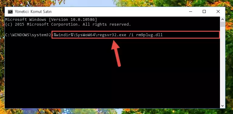 Rm9plug.dll kütüphanesinin bozuk kaydını Windows Kayıt Defterinden kaldırma (64 Bit için)