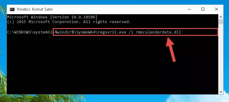 Rmscalendardata.dll kütüphanesinin hasarlı kaydını sistemden kaldırma (64 Bit için)