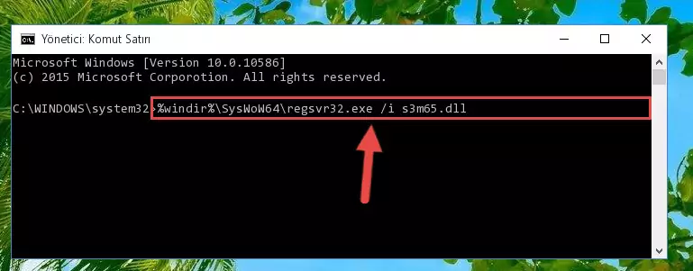 S3m65.dll dosyasının sorunlu kaydını Regedit'den kaldırma (64 Bit için)