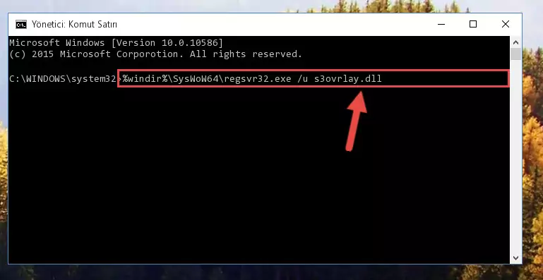 S3ovrlay.dll kütüphanesi için Regedit (Windows Kayıt Defteri) üzerinde temiz kayıt oluşturma