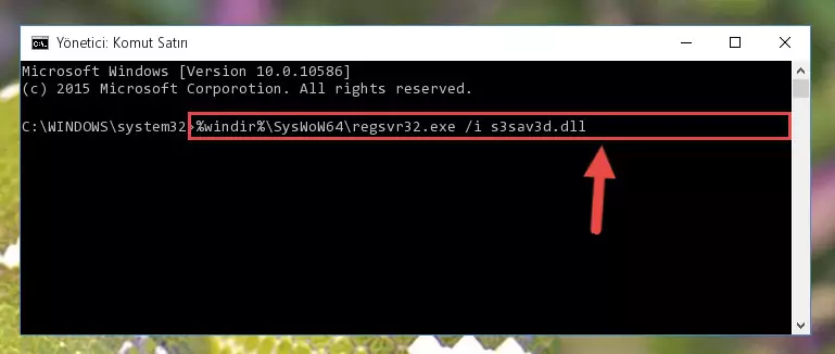 S3sav3d.dll dosyasının Windows Kayıt Defterindeki sorunlu kaydını silme