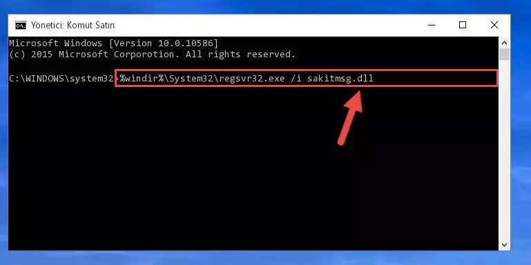Sakitmsg.dll dosyasının Windows Kayıt Defteri üzerindeki sorunlu kaydını temizleme