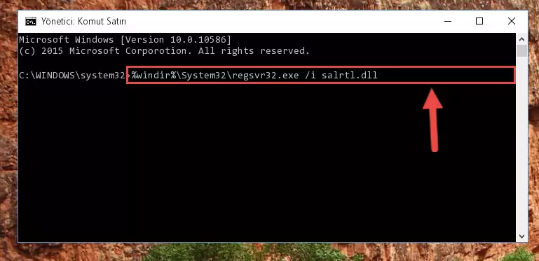 Salrtl.dll dosyasının Windows Kayıt Defteri üzerindeki sorunlu kaydını temizleme