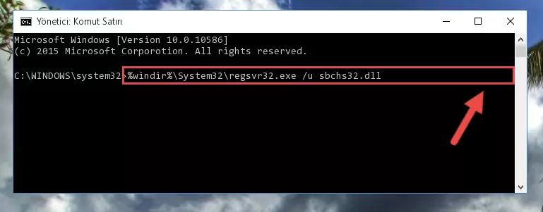 Sbchs32.dll kütüphanesini sisteme tekrar kaydetme